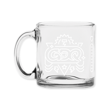 GDQ 100% Clear Glass Mug
