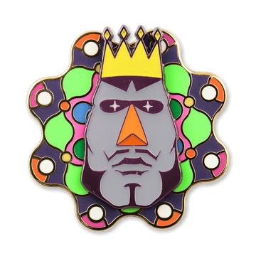 King of All Cosmos Spinning Pin