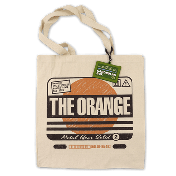 The Orange Cardboard Box Tote Bag
